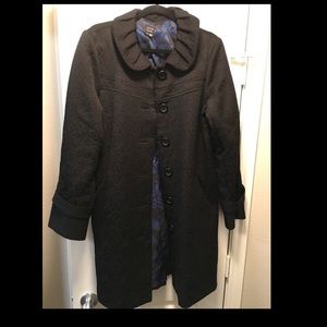 Nicole Miller Black Coat Size 14